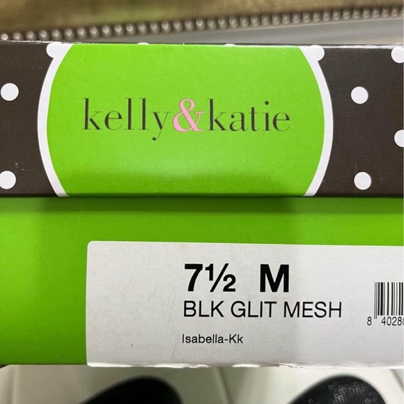 BLACK GLITTER HEELS - Picture 3 of 7